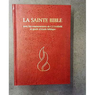 Bible avec les commentaires de C.I.Scofield et guide d'étude biblique