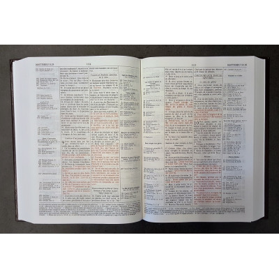 Bible Thompson, similicuir rigide grenat - Colombe 1978