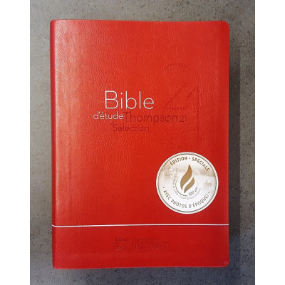 Bible d'étude Thompson 21 sélection, couverture souple rouge  - Segond 21