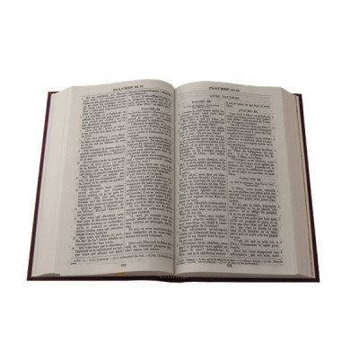 Bible marron, rigide, petit format Darby