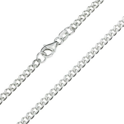 Chaîne gourmette 38cm - argent 925%