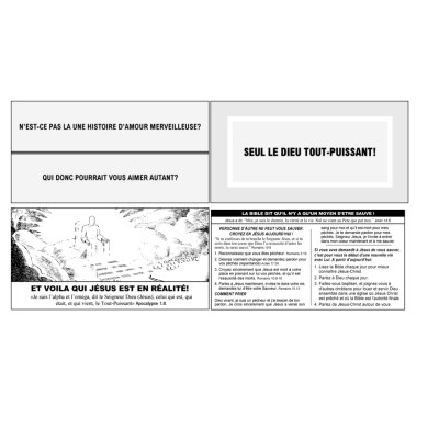 Une histoire d’amour (Tract d’évangélisation) paquets de 25
