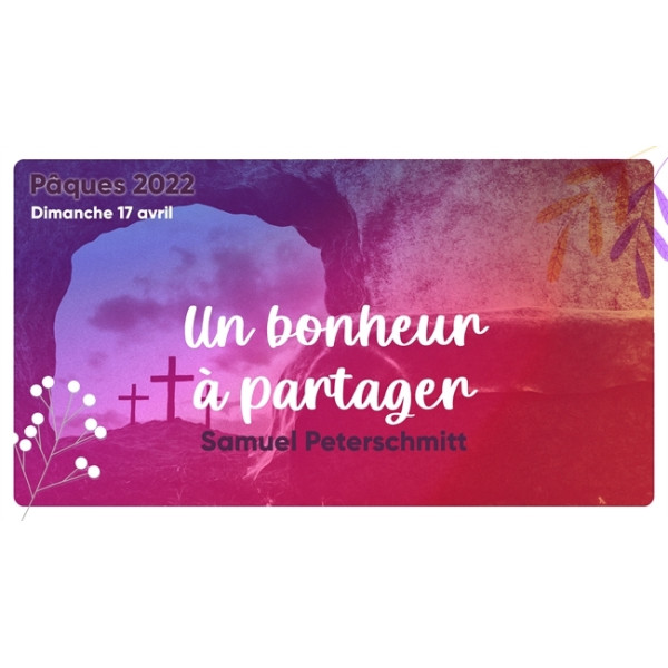 Un bonheur à partager - Samuel Peterschmitt MP3