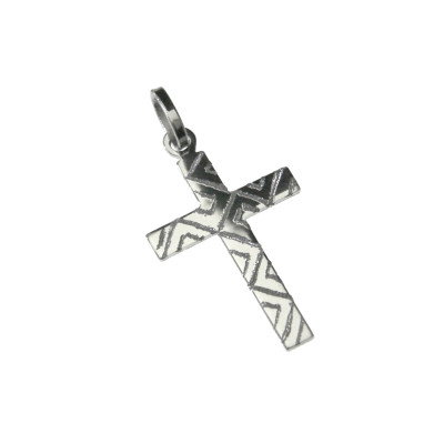 Croix pendentif - Argent 925% rhodié