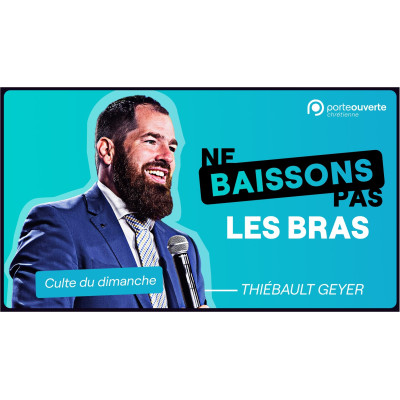 Ne baissons pas les bras - Thiébault Geyer