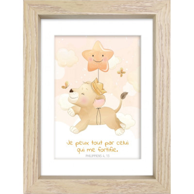 Mon cadre inspiration enfant lionceau