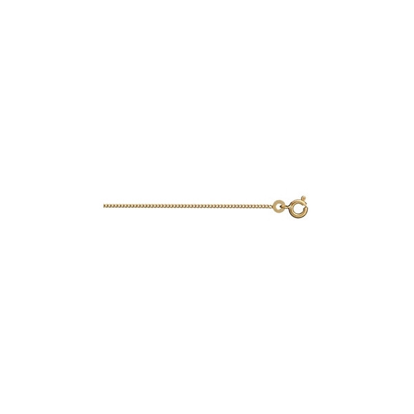 CHAINE GOURMETTE 1.2MM 50CM PLAQUÉ OR