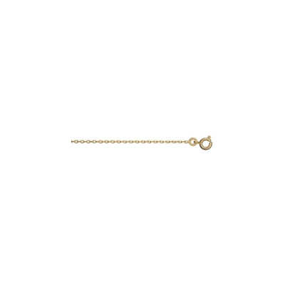 CHAINE FORCAT 1.6MM 50CM PLAQUÉ OR