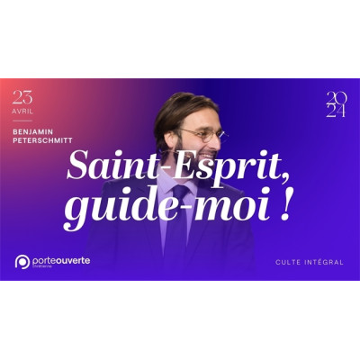 Saint-Esprit, guide-moi ! - Benjamin Peterschmitt