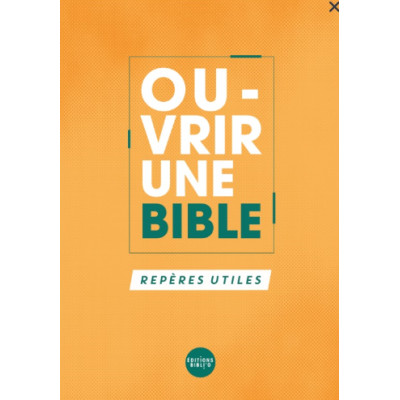Ouvrir une Bible