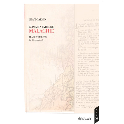 Commentaire de Malachie - Jean Calvin