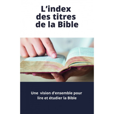 L'index des titres de la Bible