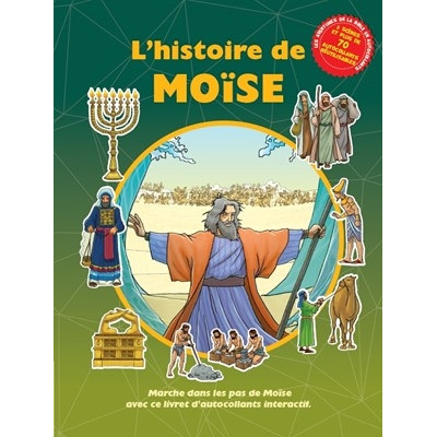  L'histoire de Moïse avec 70 autocollants réutilisables -  Jacob Vium Olesen