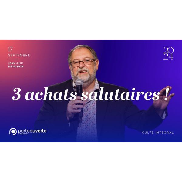 3 achats salutaires! - Jean-Luc Menchon MP3