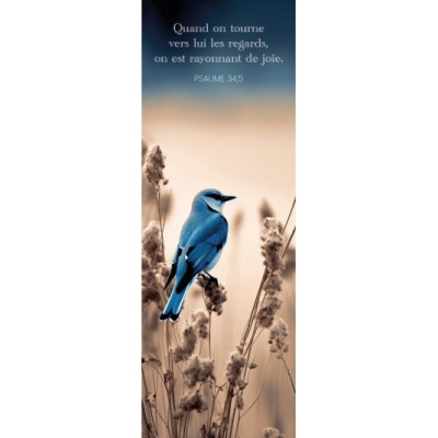 SIGNET Signet avec verset oiseau perché 