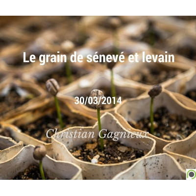 Le grain de sénevé et levain - Christian Gagnieux (30/03/2014)