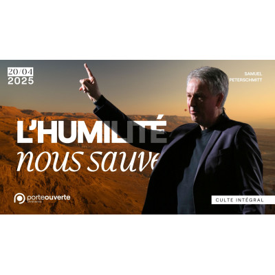 L'humilité nous sauve - Samuel Peterschmitt 