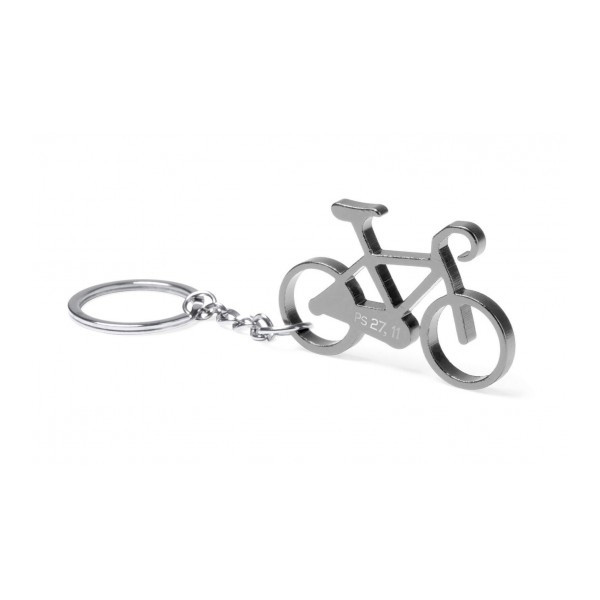 Porte-clé "Vélo" argenté