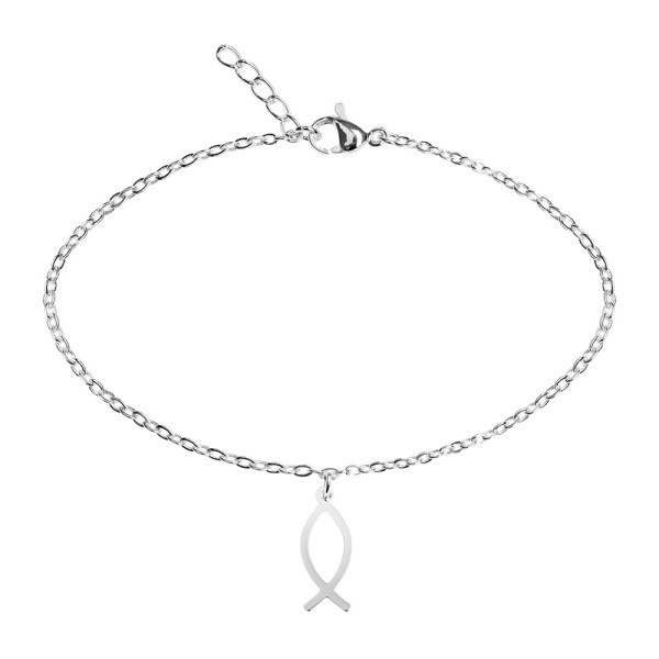 Bracelet argenté - "Bless you- Collection" - Ichtus