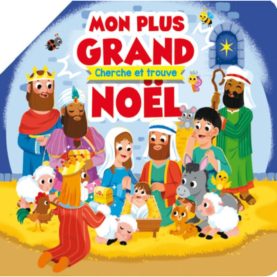 Mon plus grand Noël Cherche et trouve - Livre dépliant - A partir de 3 ans