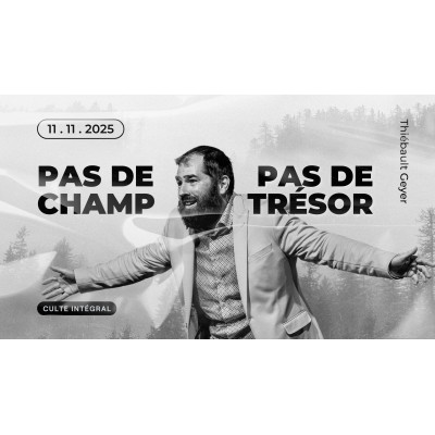 Pas de champ, pas de trésor - Thiébault Geyer 