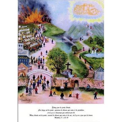 Chemin large et étroit (Poster)
