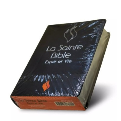 Bible Esprit et Vie Edition Black Out PU Noir