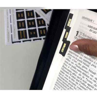 Cavaliers autocollants pour Bible Ancien et Nouveau Testaments Noir