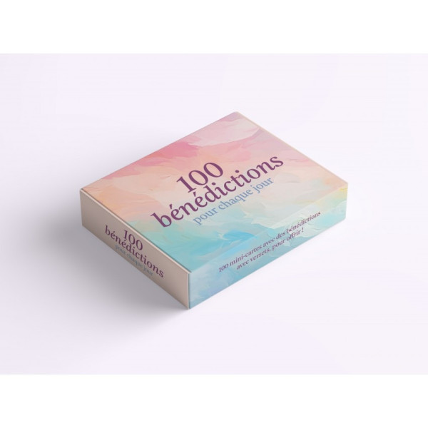 Lot de 100 mini-cartes " 100 bénédictions pour toutes les occasions"
