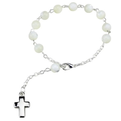 Bracelet - dizainier - perle nacre ronde