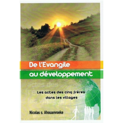 De l'Évangile au développement un livre de Nicolas S. Ahouanvoeke