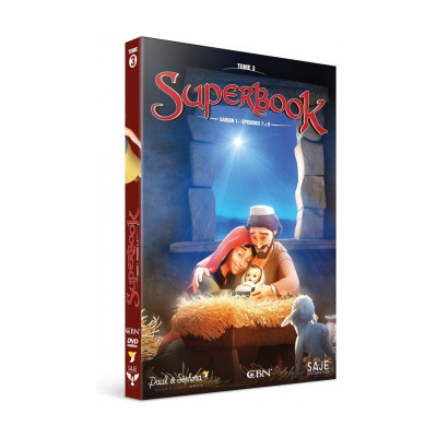 DVD Superbook Tome 3 - Saison 1 - Episodes 7 à 9  - Collectif