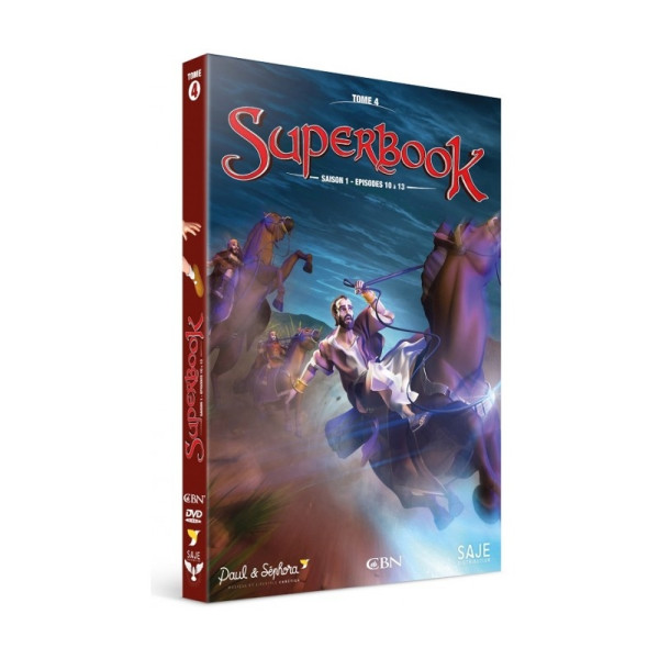 DVD Superbook Tome 4 - Saison 1 - Episodes 10 à 13  - Collectif