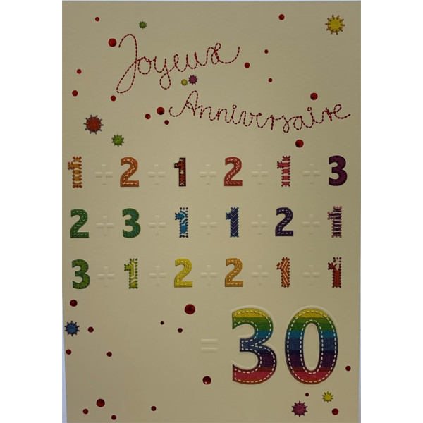 carte anniversaire 