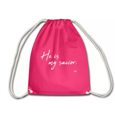 Sac de sport "He is my savior "