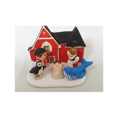 Crêche du monde - Islande 7x9 cm
