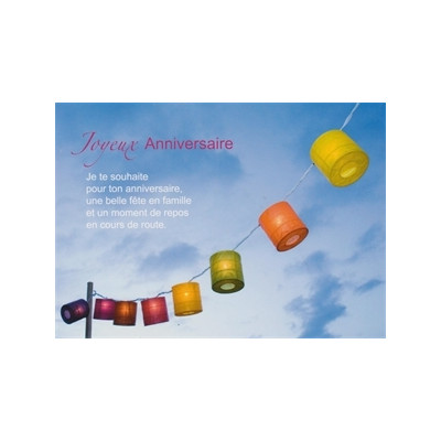Carte "Anniversaire"