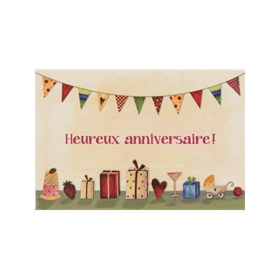 Carte "Anniversaire"