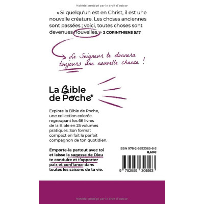 Romains, 1 & 2 Corinthiens : La Bible de Poche volume 23/25