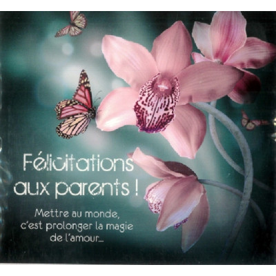 Carte naisssance avec enveloppe